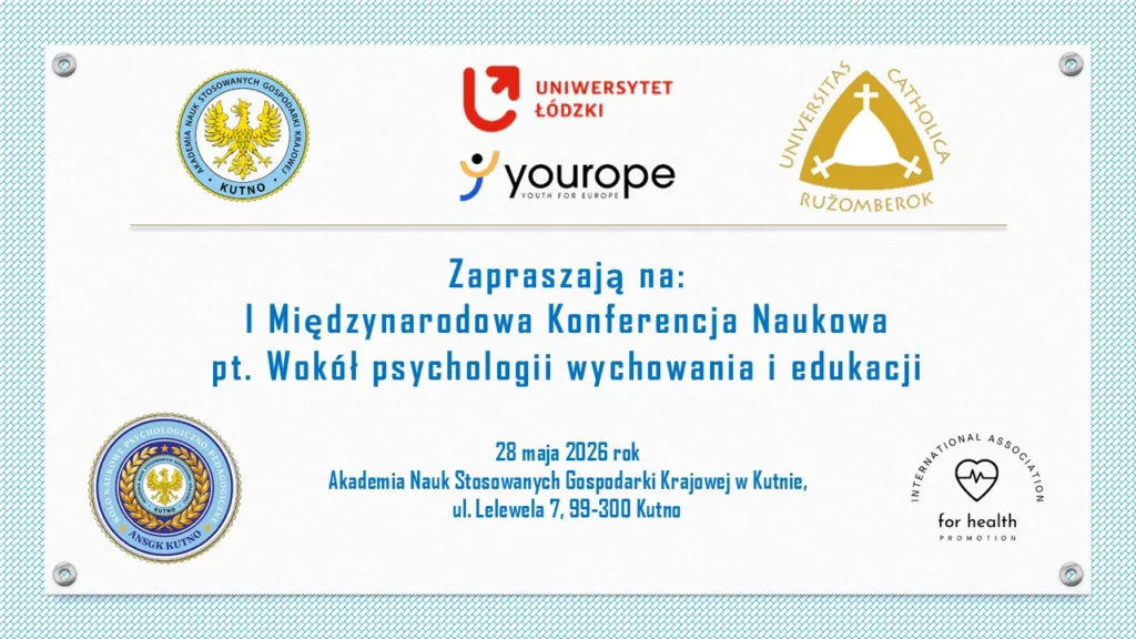 Zaproszenie na konferencję ANSGK