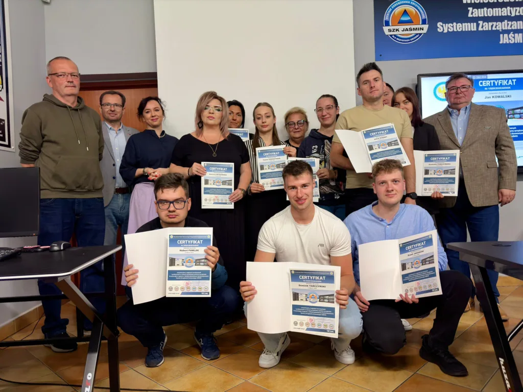 Studenci otrzymali certyfikaty SZK JAŚMIN